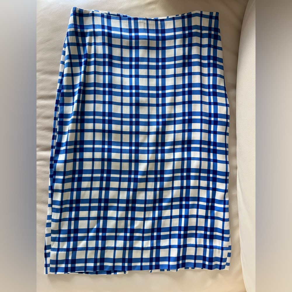 Diane Von Furstenberg Patterned Pencil Skirt New Without Tag
